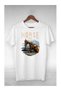 Unisex Women Men Horse Jump Printed Oversized T-Shirt
