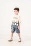 3-4-5-6 Years 100% Cotton Shorts Suit for Boys - 7