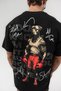 Knockout Back Design Detailed Crew Neck Oversized T-Shirt - 4