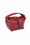Women's Archel Leather Clutch Bag Claret Red - 5
