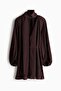 Scarf-detail dress - 6
