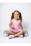 Girl Child Gray Plush Bag Cute Cat Figurine Soft-Textured Shoulder and Crossbody Bag - 3