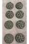 Ǝe Polyester Button 38 Size 25 mm 8 Pieces - 3