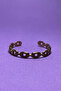 Minimal & Strong Style Gold Color Chain Adjustable Women's Handcuff Bracelet - 4