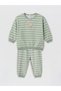 Lcw Baby Green Embroidery Detailed Baby Boy Sweatshirt and Sweatpants - 2