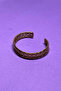Elegant Design Premium Gold Color Chain Patterned Adjustable Women's Handcuff Bracelet - 5
