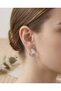 Women's Silver Color Geometric Design Thick Hoop Earrings - Minimalist Chic Jewelry
