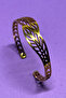 Minimalist Italian Style Laser Engraved Women's Cuff Bracelet - 3