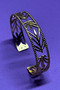 Minimalist Italian Style Laser Engraved Women's Cuff Bracelet - 3