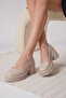 Women's Beige Casual Shoes Bp06Ms04D - 3