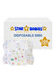 Disposable Bibs Pack of 100 - Assorted Printed