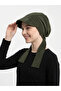 Medical Suitable Khaki Cotton Piece Combed Cotton Visor Cap with Pleated Back and Tie-Detail Hats - 5