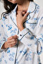 %100 Cotton Floral Print Pajama Set - 5