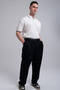 Men's Oversized V-Neck Polo T-Shirt