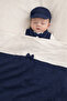 Baby Boy Waffle Fabric Set of Blanket and 7, Hospital Release Pack - 3