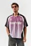 Raptor Jersey Polo Yaka Oversized Jersey T-Shirt