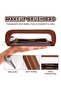 7 Piece Double Ended Makeup Brush Set - Professional Cosmetic Brushes (Dark Brown) - 7
