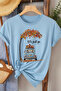 Lets Go Printed Women's White T-shirt