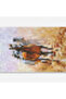 Bathroom Rug Pcs Digital Print Pcs Bath Mat 50X80 Polyester Non-Slip Sole Pcs Shower Mat Horses - 2