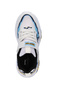 Ninja Boys' White / Navy Blue Casual Sports Shoes - 5