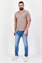 Men Regular Fit Short Sleeve Plain Casual Shirt, Clay - 4