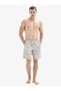 Men's Pajama Bottoms Shorts 40891 - Plaid Patterned