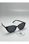 Crow |   Sunglasses Black Frame Black Glass Color Cateye Model 52 Ekartman - 4