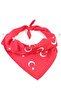 Turkish Flag Patterned Red Scarves – Pack of 50 Pieces |   Show, Event, and Ceremony Bandanas - 3
