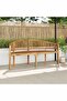 Banana Bench 180 cm Solid Teak Wood