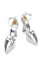 Women's Pointed Toe Platform Heeled Stylish Shoes - 6