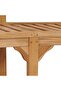 Banana Bench 180 cm Solid Teak Wood - 6