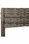 4 Piece Garden Lounge Set with Cushions Grey Poly Rattan - 5