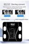Bluetooth Smart Body Weight Scale Digital Bathroom Scale with App 180KG - 2