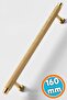 Furniture Drawer Kitchen Cabinet Cupboard Modern Cover Handles Pattern Gold Metal Handle 160 mm