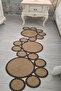 Natural Looking Asymmetrical Modern Decorative Bathroom Hallway Rug Mat 35X100 cm - 7