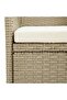 Garden Dining Chairs 2 pcs Poly Rattan Beige - 8