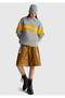 Unisex grey melange stranger things Color Block sweatshirt - 6