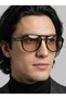 Harvey Black Soft Caö Unisex Double Bridge Sunglasses with Accessories Men's and Women's Glasses - 5