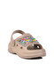 Mink Embroidered Eva Women's Sabo Slippers - 3
