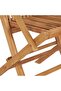 Folding Garden Chairs 2 pcs Solid Teak Wood - 7