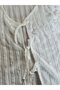 Bürümcük Fabric Shorts Pajama Set – Summer Home Wear Women's White - 5