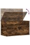 Storage Chest Smoked Oak 84x42x46 cm Engineered Wood - 7