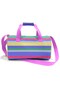 Milka Gray Yellow Line Patterned Sport Bag Si 27543 - 3