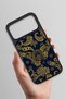 iPhone 17 Pro Max Compatible Shawl Patterned Glass Licensed Phone Case - 3