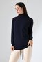 Long Sleeve Drawstring Turtleneck Knitwear Sweater Relaxed Fit Casual Stylish Women's Sweater - 7
