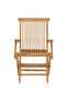 Folding Garden Chairs 2 pcs Solid Teak Wood - 4
