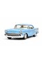 1:40 Scale 1957 Chevrolet Bel Air Diecast Model Car – Classic Vintage Collectible-Blue