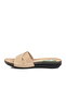 Beige Gel Sole Anatomical Women's Flat Slippers - 2