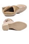 Beige Fur-Lined Women's Heeled Boots - 5