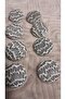 Polyester Button 28 Size 18 mm 8 Pieces